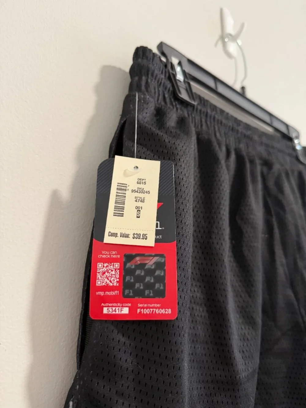 Aeropostale Formula 1 Mesh Shorts – Size S NWT